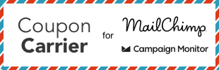 Coupon Carrier for MailChimp app banner