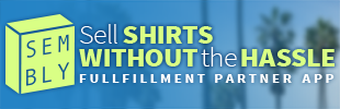 SEMBLY - print & ship shirts on demand app banner