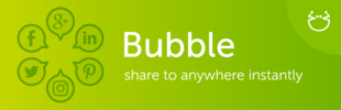 Bubble app banner
