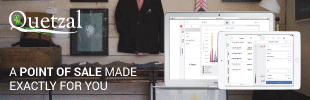 Quetzal POS - iPad point of sale software for boutiques app banner