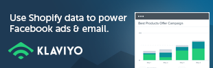 Klaviyo Email Marketing for Shopify app banner