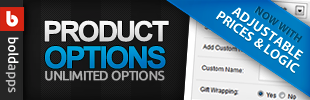 Product Options by Bold app banner