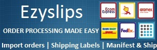 EzySlips- Bluedart, Aramex, Fedex, Delhivery, Ecom API integration app banner