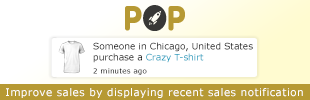 POP app banner