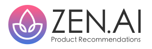 ZEN.AI Product Recommendations app banner