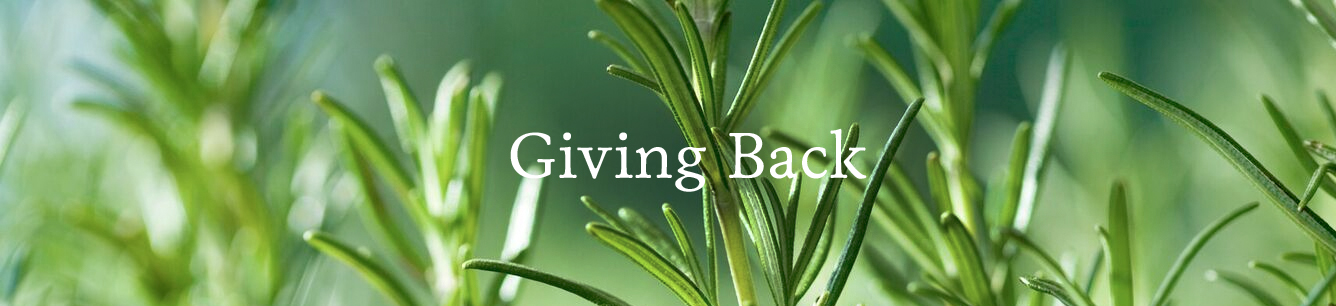Giving Back