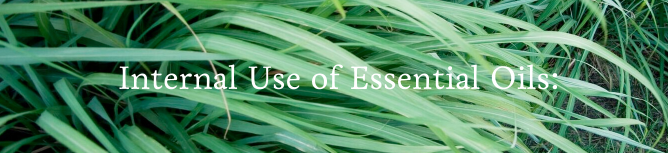 Internal Use of Essential Oils