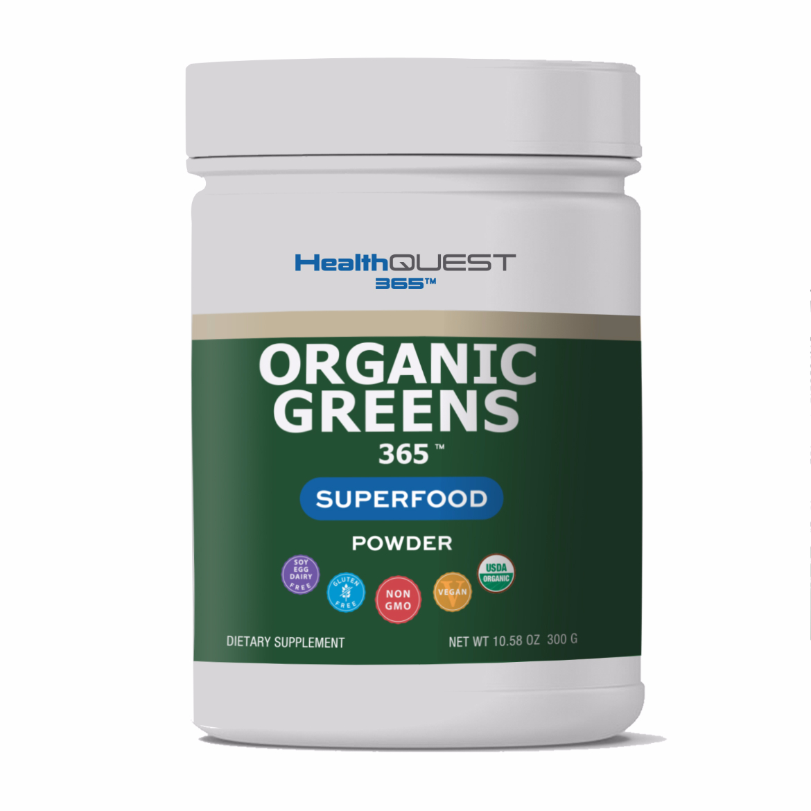 Organic Greens Juice Health Quest 365