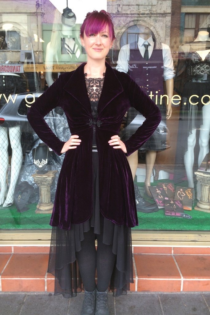 Long Purple Rose Bolero