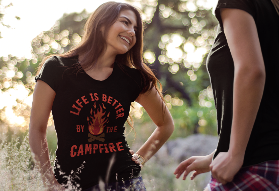 life is better by the campfire shirt