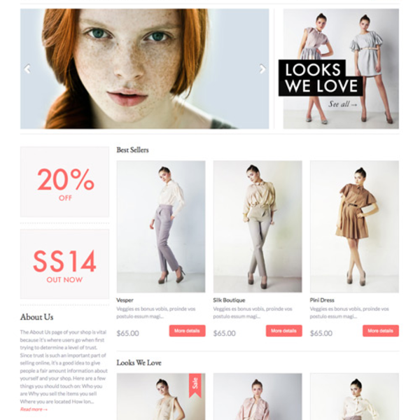 Expression responsive Shopify theme
