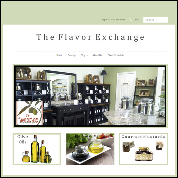 Gourmet Olive Oil Website Designed by Kevin King