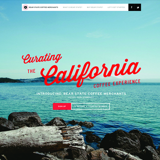 Bear State is a coffee subscription service with a focus on gear and community.