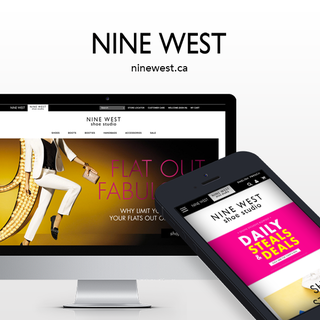Simplistic combined Nine West’s retail and outlet stores on Shopify Plus for simple management.