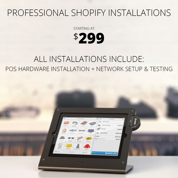 Professional installations are $299 for 3 hours of onsite support and $85/hr after that