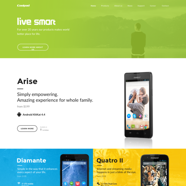 Coolpad US store (Chinese 2nd bigest phone manufacturer)