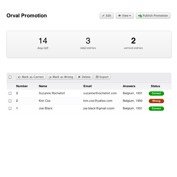 Promify app - Promotion of a product from Shopify store