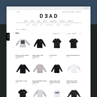 Crisp minimalist style for Dead Studios