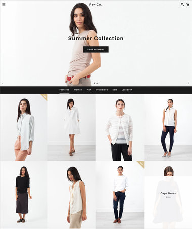 Boundless Theme - Black & white - Ecommerce Website Template
