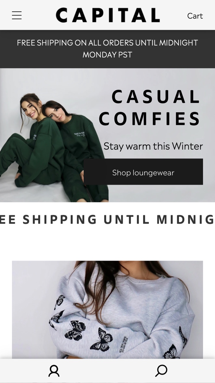 Mobile preview for the Capital - Prague theme