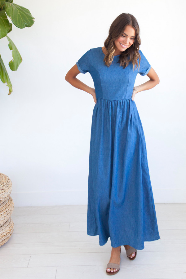 Reagan Chambray Dress