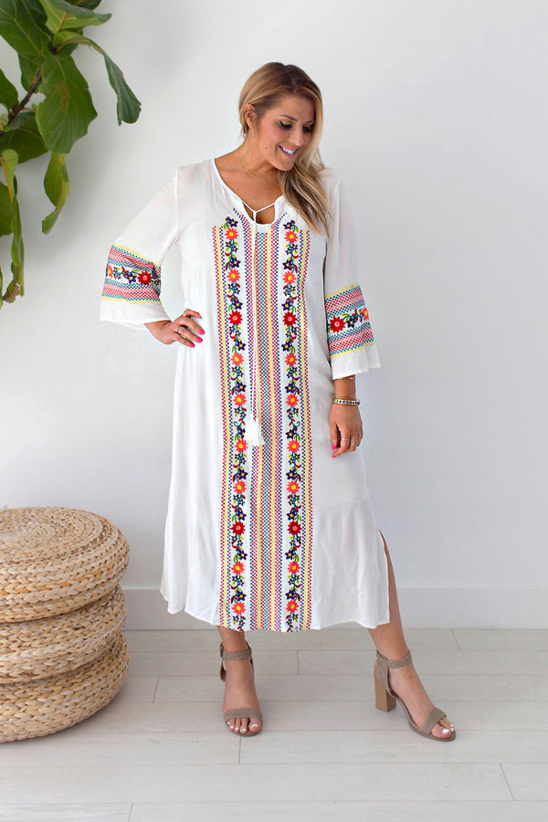 Rosalie Embroidered Dress