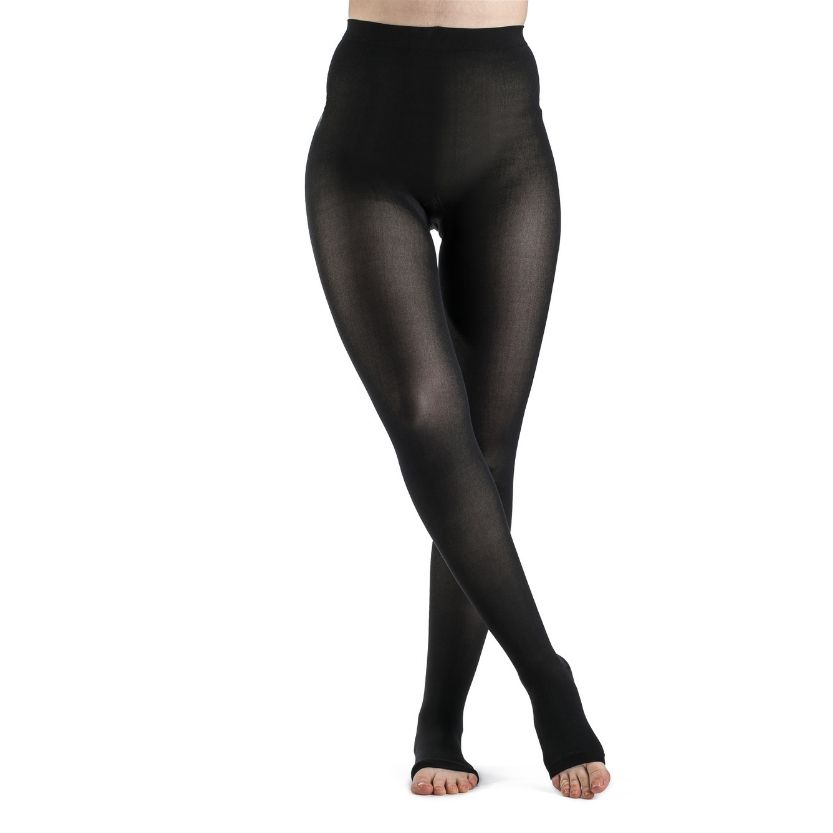 Sigvaris Women's SOFT OPAQUE Pantyhose Open Toe - SunMED Choice