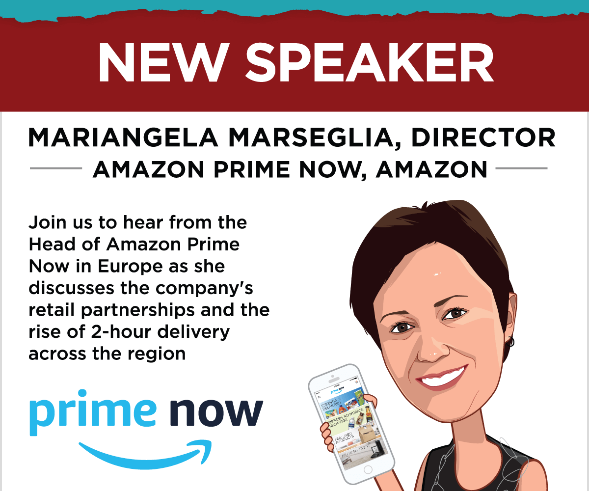 NEW SPEAKER -- Mariangela Marseglia, Director, Amazon Prime Now, Amazon