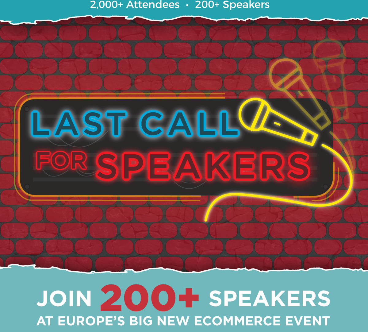 Last Call for Speakers -- Join 200+ Speakers at Europe's Big New Commerce Event!