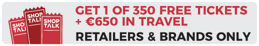 Get 1 of 250 Free Tickets + €650 in Travel, Retailers & Brands Only