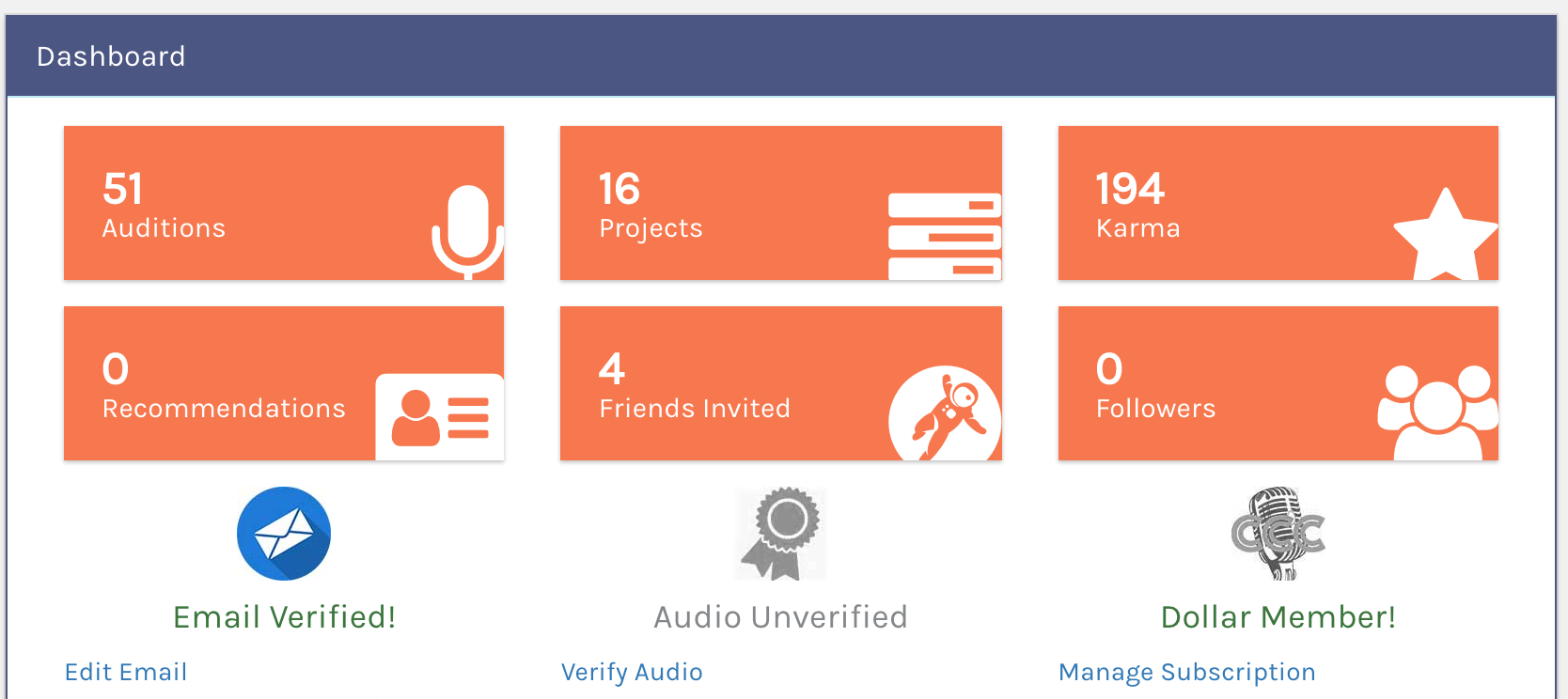 Casting Call Club What's new in version 2