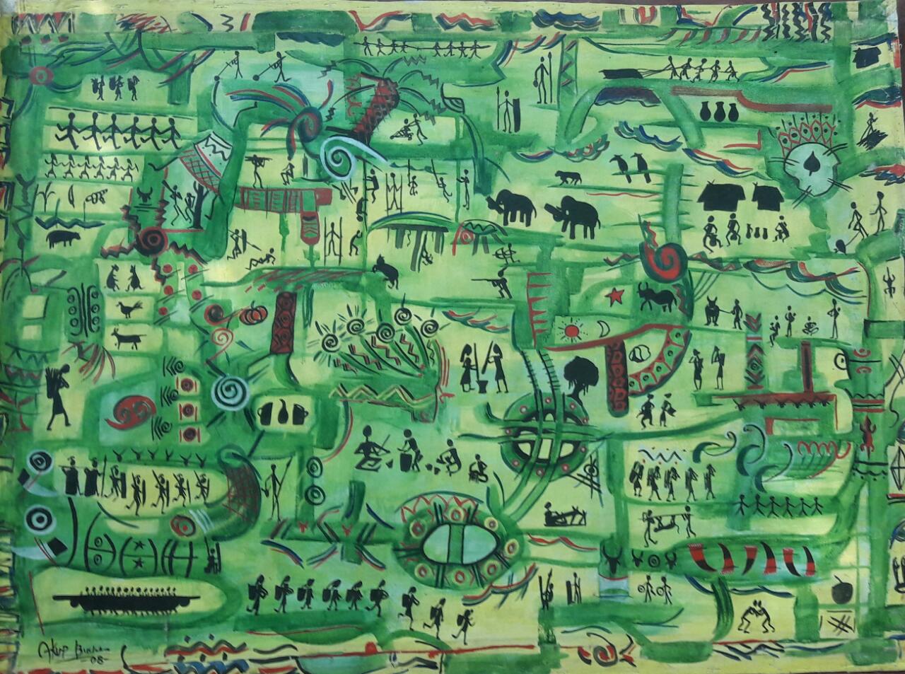 Heritage-paintings-Ethnic Work by tribals