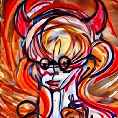 Abstract Monster Painting-paintings