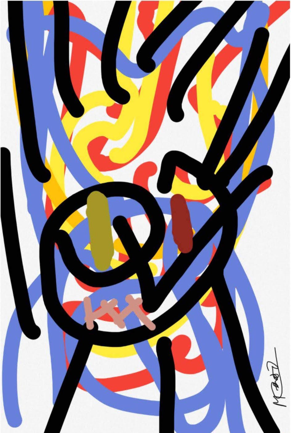 Mindfulness -digital sketches Showflipper