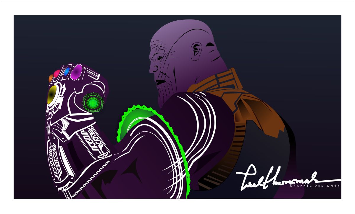 Thanos-digital sketches Showflipper