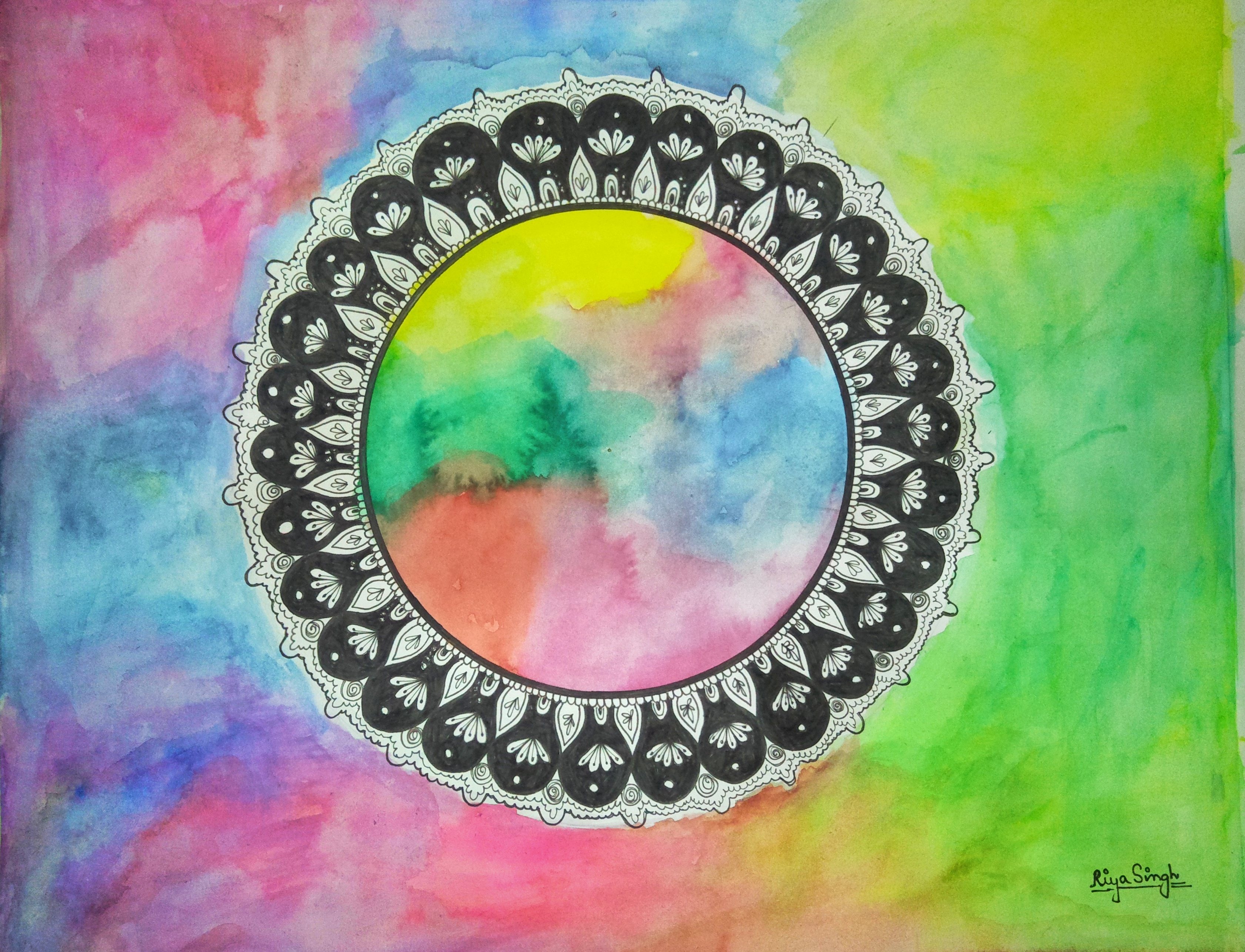 Mandala Circle-drawing Showflipper