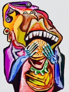 Comensal Transaturado Digital Art 