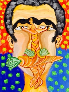 Self Portrait Carrot Digital Art