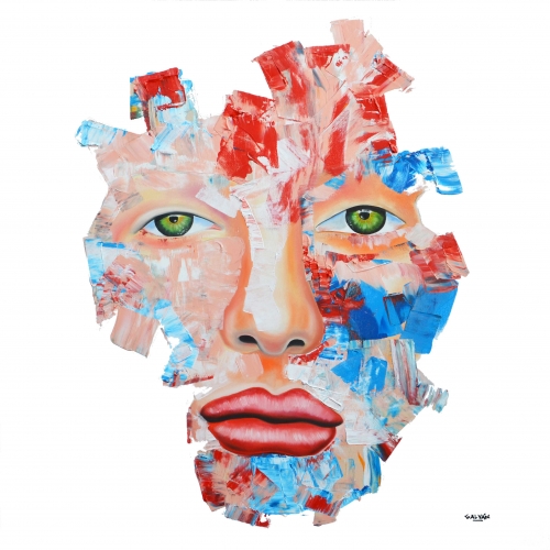 Abstract Portrait Painting