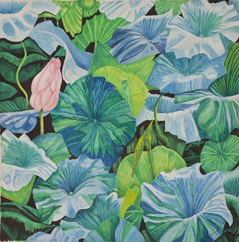 Waterlily Watercolour Painting Fine Art