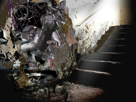 Digital Art: Man Vs Machine And A=B Digital Art 