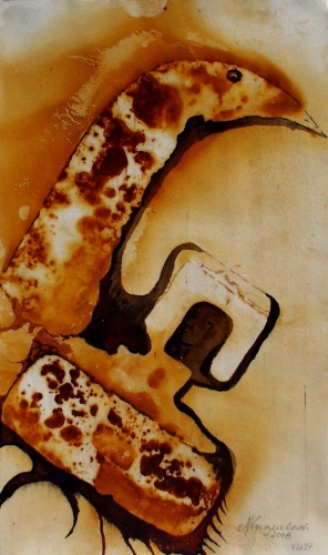 VU Bird head Fine Art