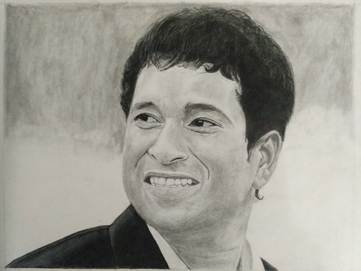 Sachin Tendulkar Sketch Fine Art