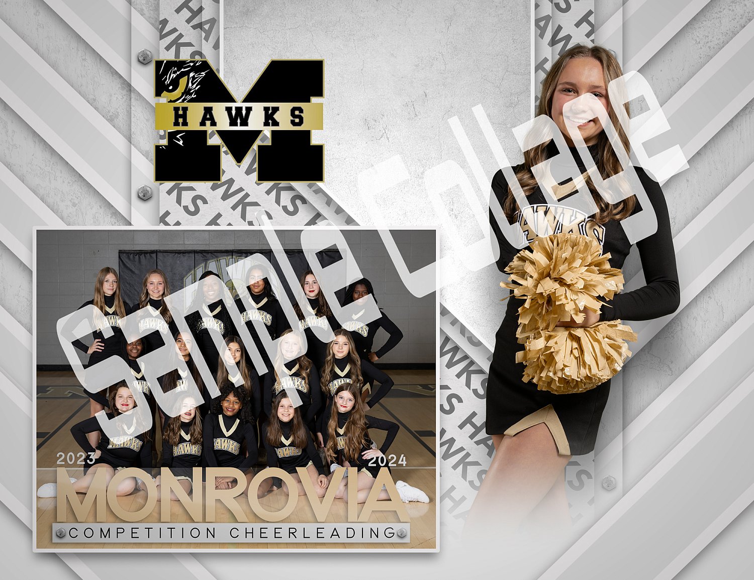 Monrovia Middle School Cheerleader Team pictures Ready to Order 202324