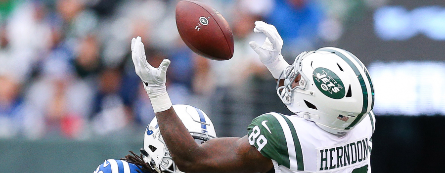 New York Jets tight end Chris Herndon (89)