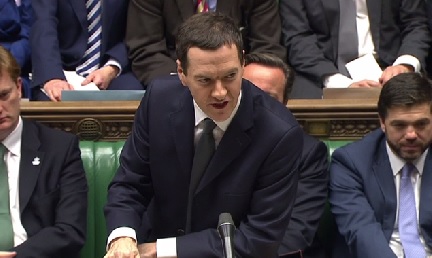 Chancellor George Osborne delivers his Autumn Statement to parliament yesterday