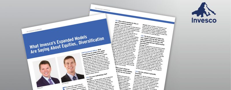 What Invesco’s Expanded Models Are Saying About Equities, Diversification