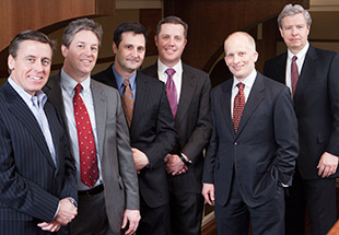 FROM LEFT: Mark Temple, Matt Gilhuly, Matt Monroe, Bill Horn, Matt Smith, Tom Curtin