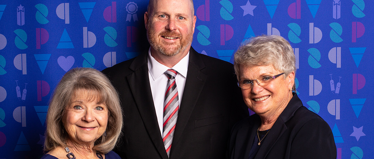 Wells Fargo, Joyce Thompson, Jason McQueen, Mary Lou Scribner (Photograph by James Rajotte)