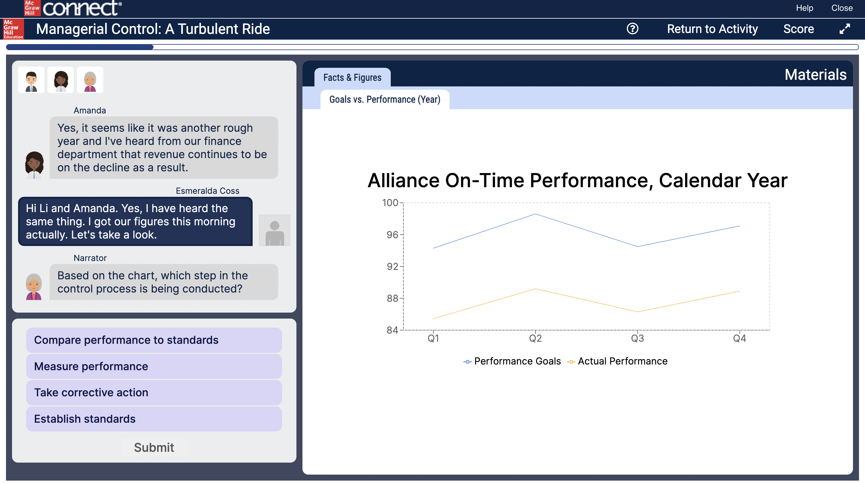 Mc Graw Hill Education connect Managerial Control: A Turbulent Ride Mc Graw Hill Amanda Yes, it seems like it